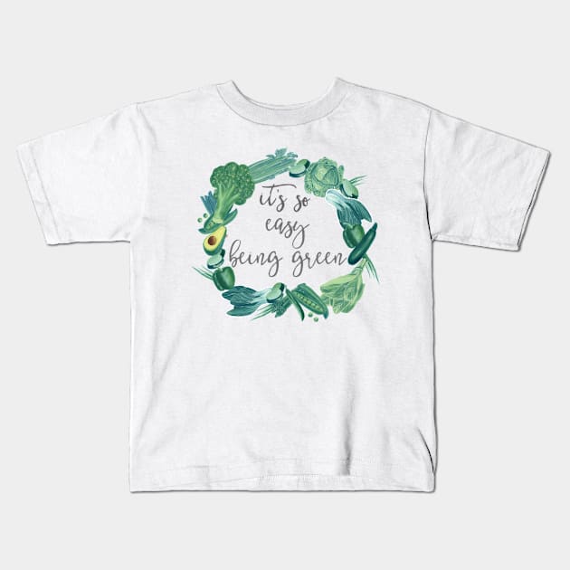 easy green Kids T-Shirt by SoLucky